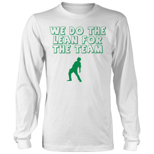 We Do the Lean for the Team - Light - Men's Heavy Long-Sleeve T-Shirt Thumbnail