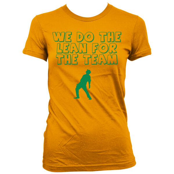 We Do the Lean for the Team - Light - Women's Junior Cut Crewneck T-Shirt Thumbnail