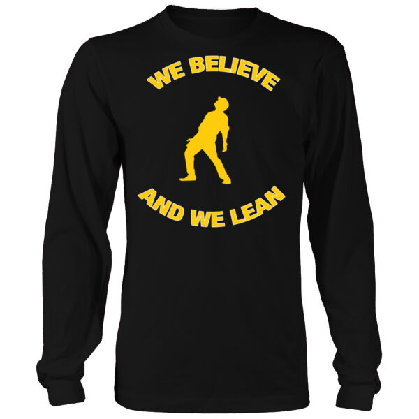 We Believe and We Bernie Lean - Men's Heavy Long-Sleeve T-Shirt Thumbnail
