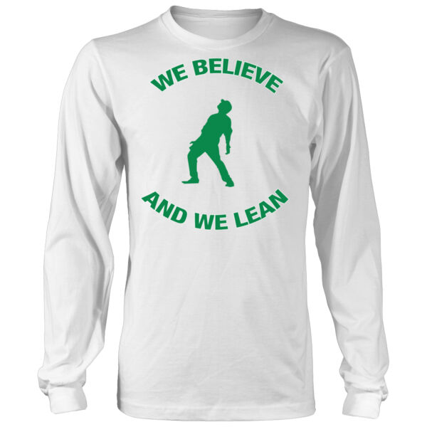 We Believe and We Bernie Lean - Men's Heavy Long-Sleeve T-Shirt Thumbnail