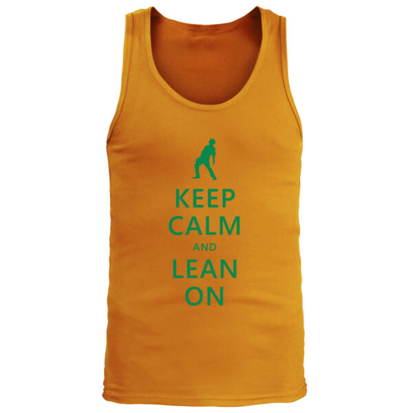 Keep Calm and Lean On - Men's Premium Tank Top Thumbnail