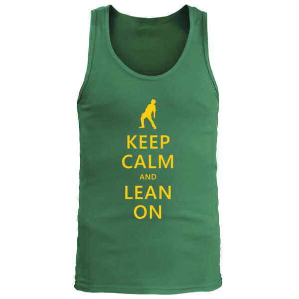 Keep Calm and Lean On - Men's Premium Tank Top Thumbnail
