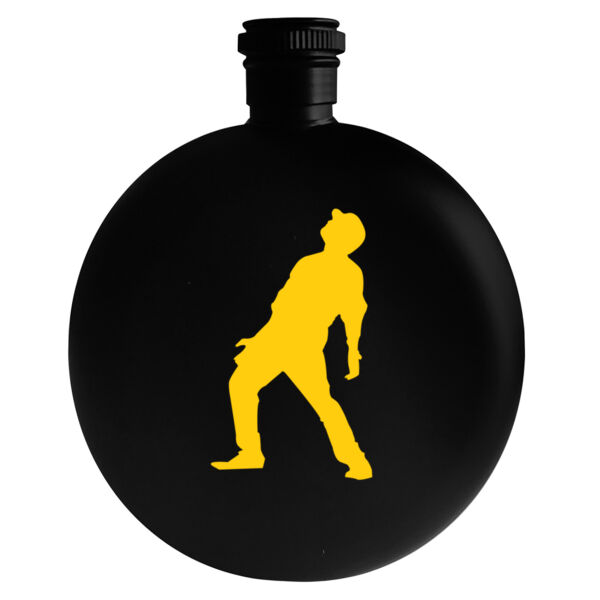 Keep Calm and Lean On - 5oz Round Flask Thumbnail