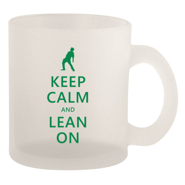 Keep Calm and Lean On - 10oz Frosted Mug Thumbnail
