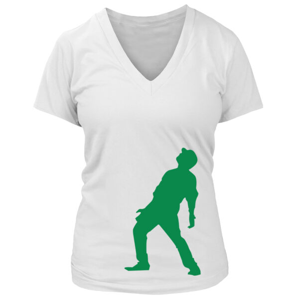 Bernie Lean - Women's Premium Deep V-Neck T-Shirt Thumbnail