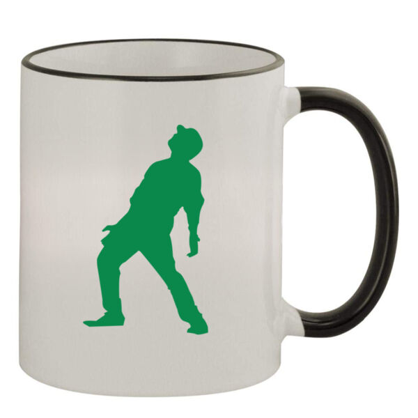 Bernie Lean - 11oz Colored Rim & Handle Mug Thumbnail