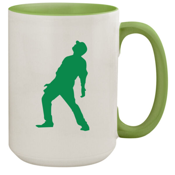 Bernie Lean - 15oz Colored Inner & Handle Mug Thumbnail