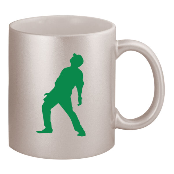 Bernie Lean - 11oz Metallic Silver Mug Thumbnail