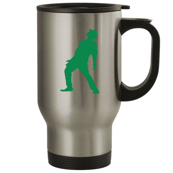 Bernie Lean - 14oz Stainless Steel Travel Mug Thumbnail
