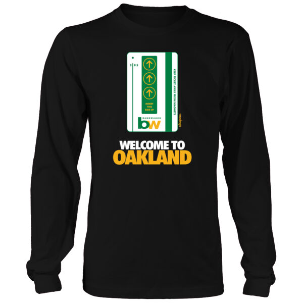 Oakland Bart Bandwagon - Men's Heavy Long-Sleeve T-Shirt Thumbnail