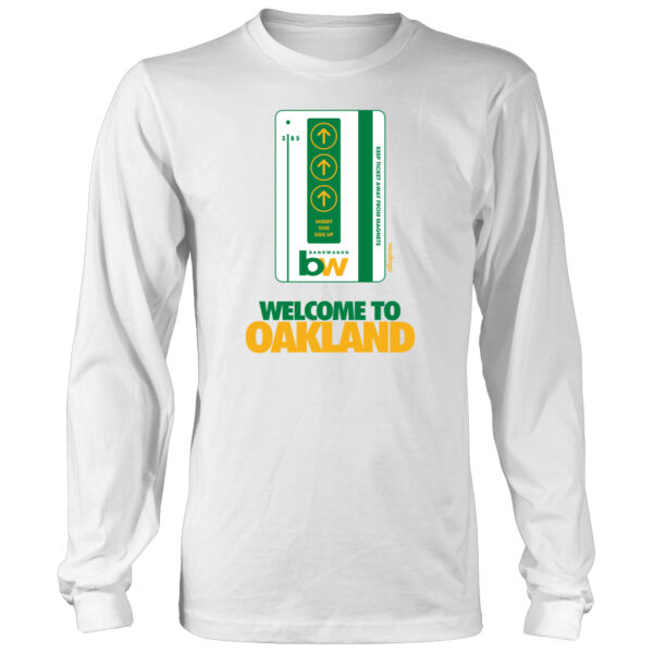 Oakland Bart Bandwagon - Men's Heavy Long-Sleeve T-Shirt Thumbnail