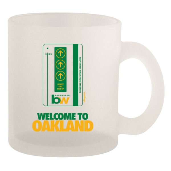 Oakland Bart Bandwagon - 10oz Frosted Mug Thumbnail