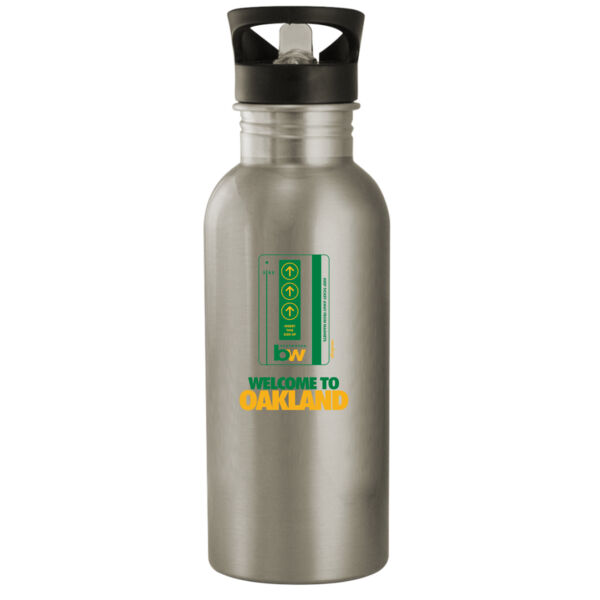 Oakland Bart Bandwagon - 20oz Stainless Steel Water Bottle Thumbnail