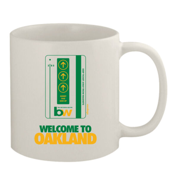 Oakland Bart Bandwagon - 11oz White Mug Thumbnail