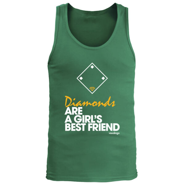 Diamonds Are A Girls Best Friend - Men's Premium Tank Top Thumbnail