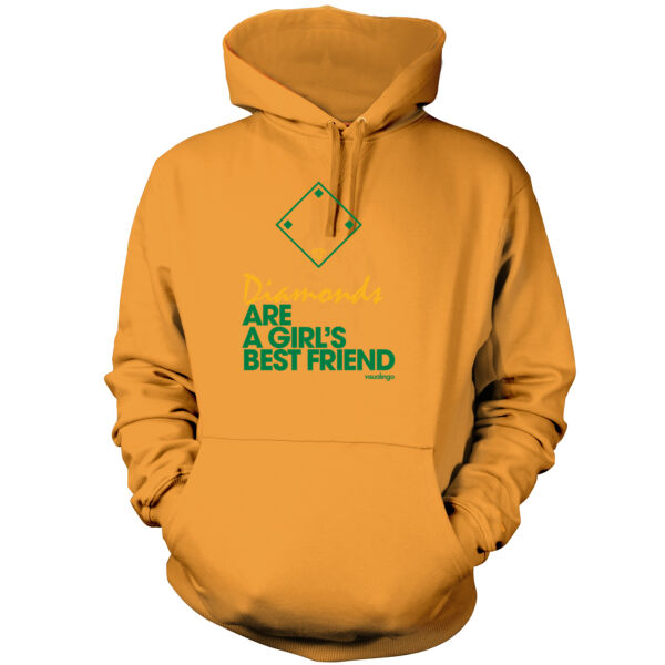 Diamonds Are A Girls Best Friend - Men's Pullover Hoodie Sweatshirt Thumbnail