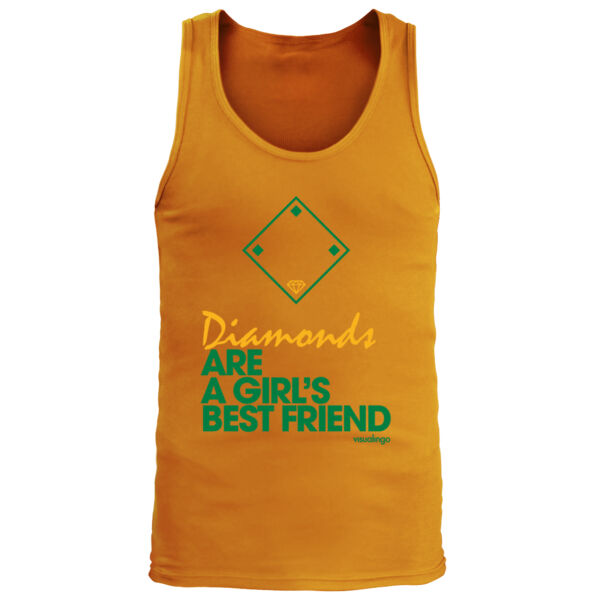 Diamonds Are A Girls Best Friend - Men's Premium Tank Top Thumbnail