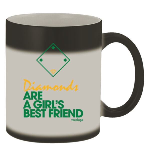 Diamonds Are A Girls Best Friend - 11oz Color Changing Mug Thumbnail