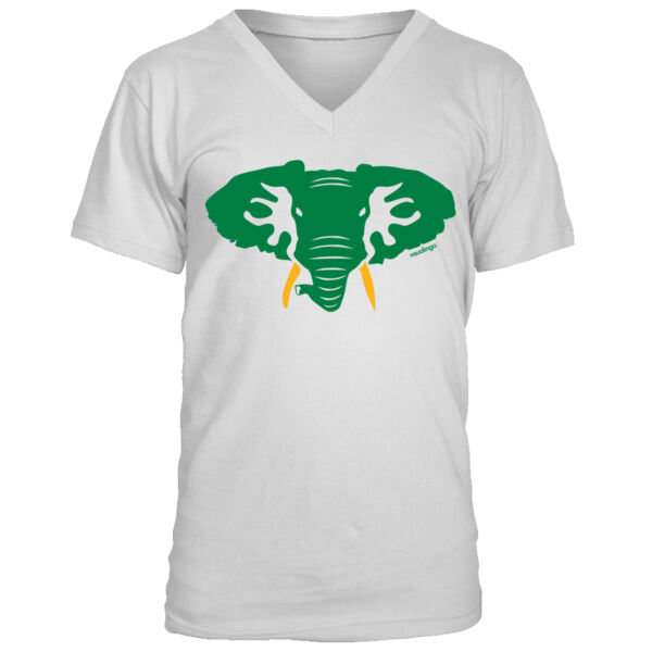 Hellaphant - Men's Premium V-Neck T-Shirt Thumbnail