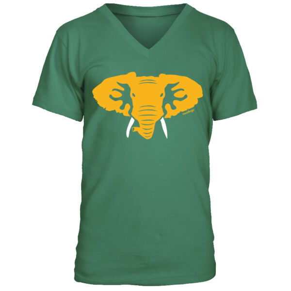 Hellaphant - Men's Premium V-Neck T-Shirt Thumbnail