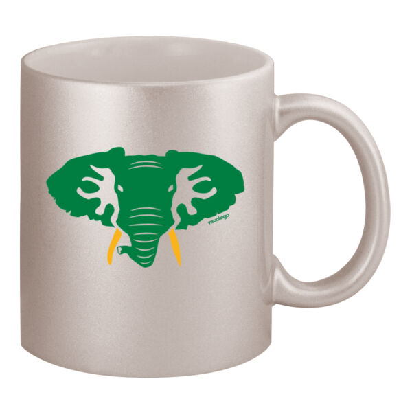 Hellaphant - 11oz Metallic Silver Mug Thumbnail