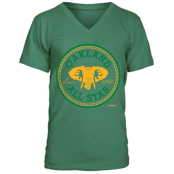 Oakland All Star - Men's Premium V-Neck T-Shirt Thumbnail
