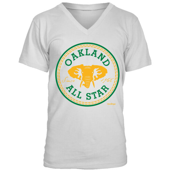 Oakland All Star - Men's Premium V-Neck T-Shirt Thumbnail