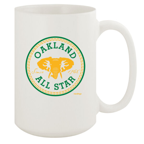 Oakland All Star - 15oz White Mug Thumbnail