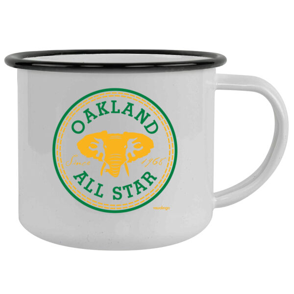 Oakland All Star - 12oz Camping Mug Thumbnail