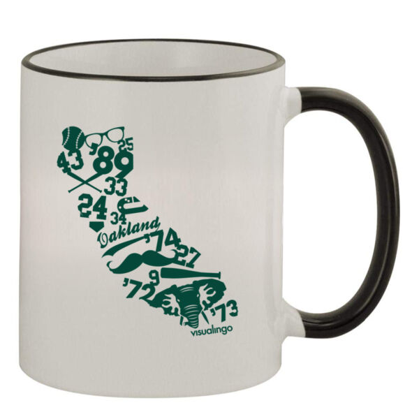 We Run California - 11oz Colored Rim & Handle Mug Thumbnail