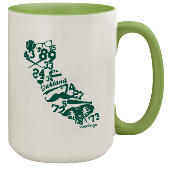 We Run California - 15oz Colored Inner & Handle Mug Thumbnail
