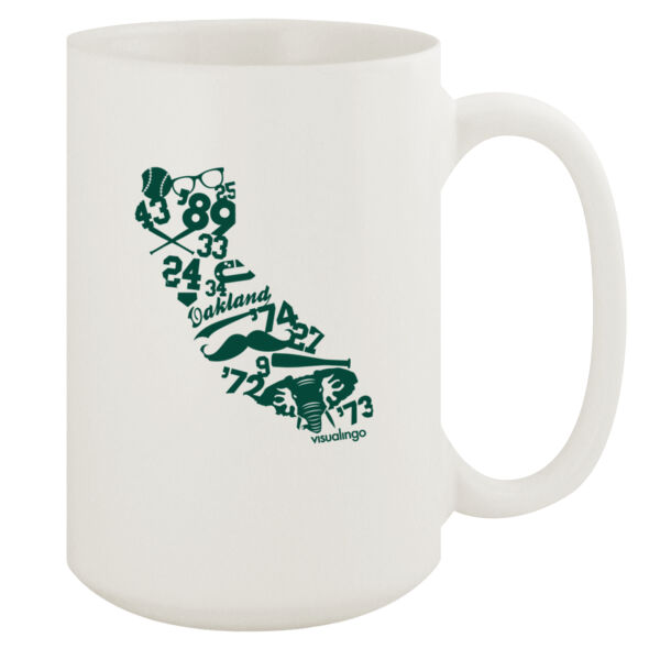 We Run California - 15oz White Mug Thumbnail