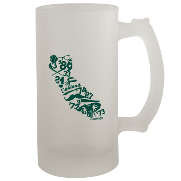 We Run California - 16oz Frosted Beer Stein Thumbnail