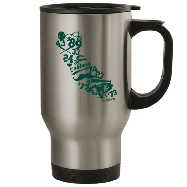 We Run California - 14oz Stainless Steel Travel Mug Thumbnail