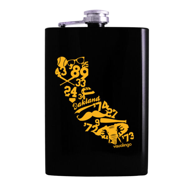 We Run California - 8oz Hip Flask Thumbnail