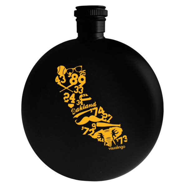 We Run California - 5oz Round Flask Thumbnail