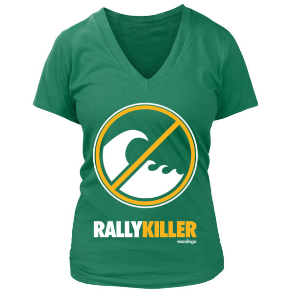 Rally Killer - Women's Premium Deep V-Neck T-Shirt Thumbnail