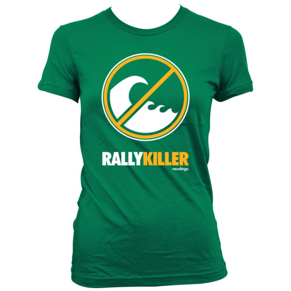 Rally Killer - Women's Junior Cut Crewneck T-Shirt Thumbnail