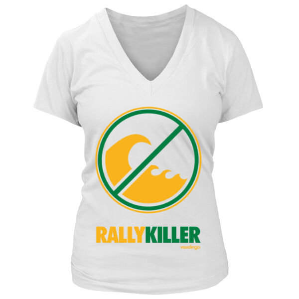 Rally Killer - Women's Premium Deep V-Neck T-Shirt Thumbnail
