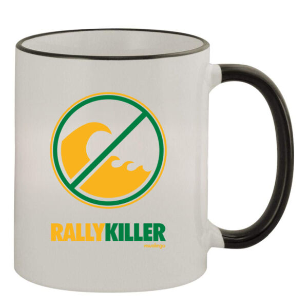 Rally Killer - 11oz Colored Rim & Handle Mug Thumbnail