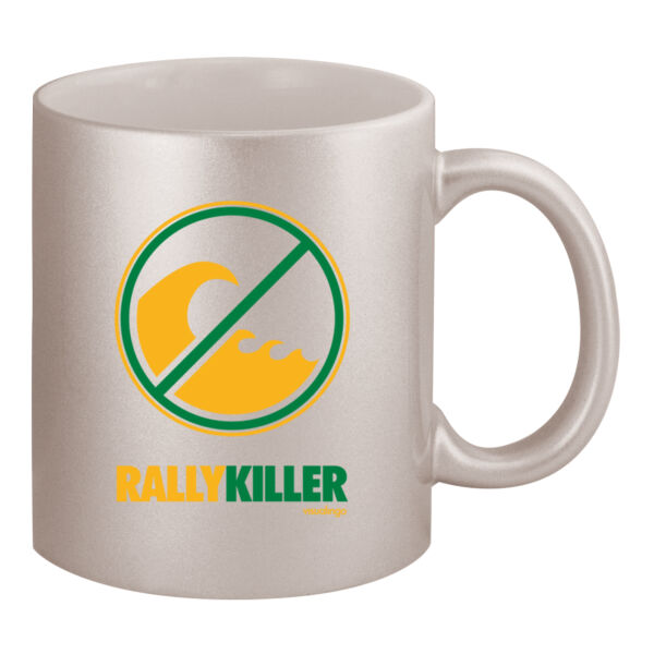 Rally Killer - 11oz Metallic Silver Mug Thumbnail