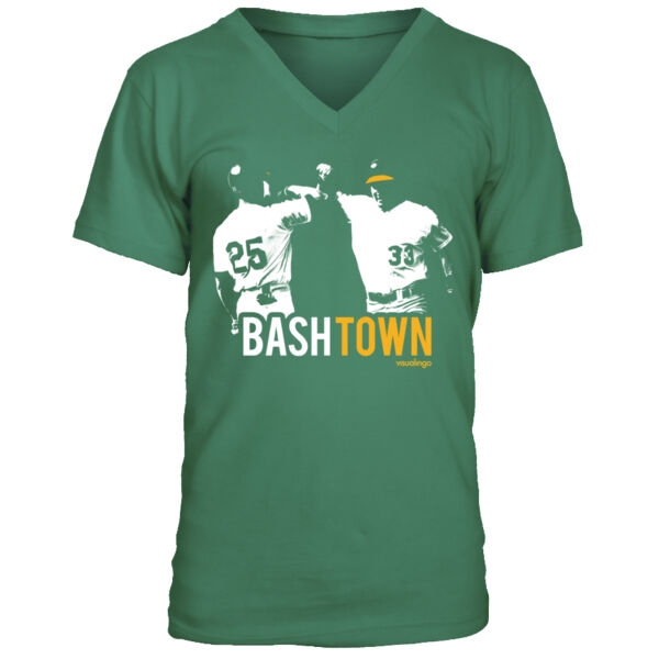 Bash Town - Men's Premium V-Neck T-Shirt Thumbnail