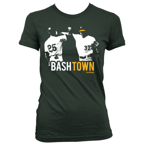 Bash Town - Women's Junior Cut Crewneck T-Shirt Thumbnail