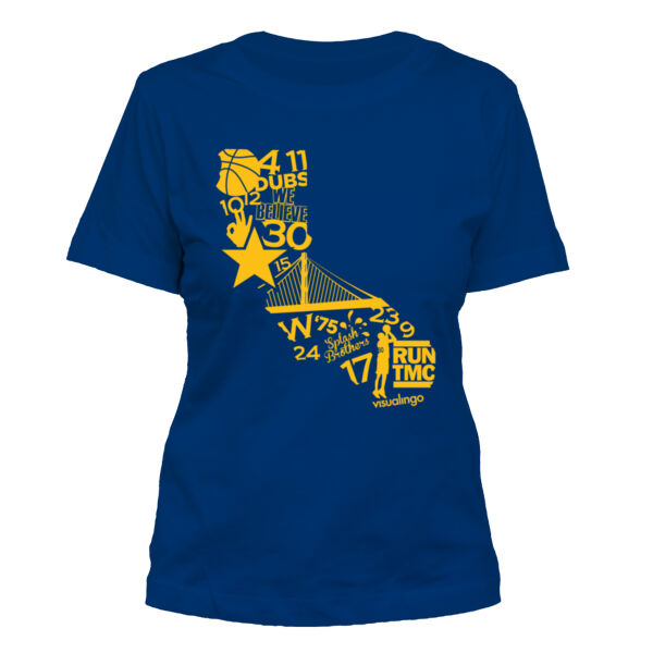 We Run Golden State - Women's Standard Misses Cut T-Shirt Thumbnail