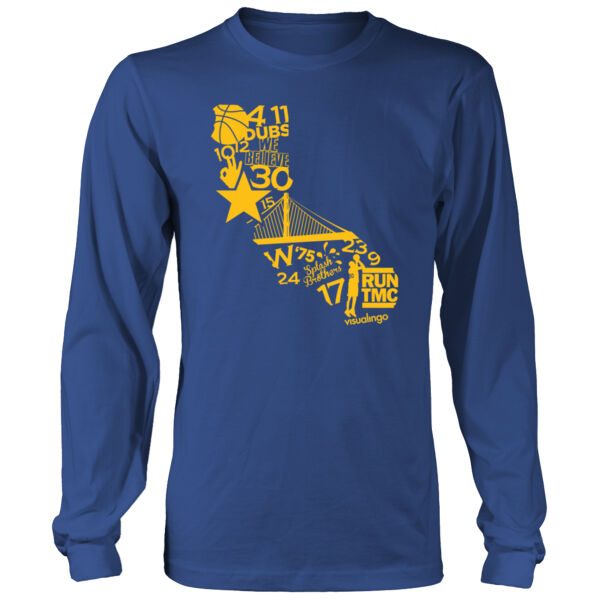 We Run Golden State - Men's Heavy Long-Sleeve T-Shirt Thumbnail