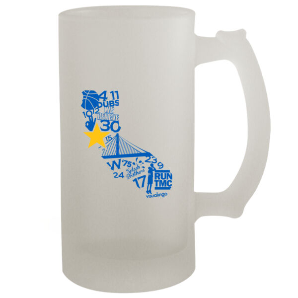 We Run Golden State - 16oz Frosted Beer Stein Thumbnail