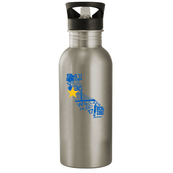 We Run Golden State - 20oz Stainless Steel Water Bottle Thumbnail