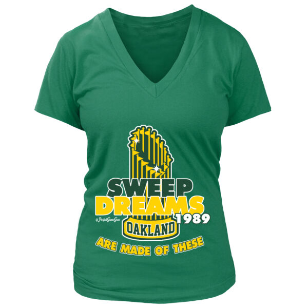 Sweep Dreams - Women's Premium Deep V-Neck T-Shirt Thumbnail