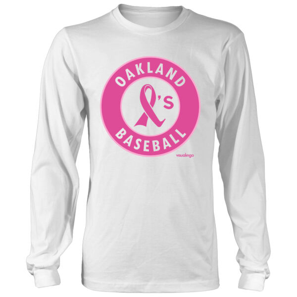 Pink Ribbon - Men's Heavy Long-Sleeve T-Shirt Thumbnail