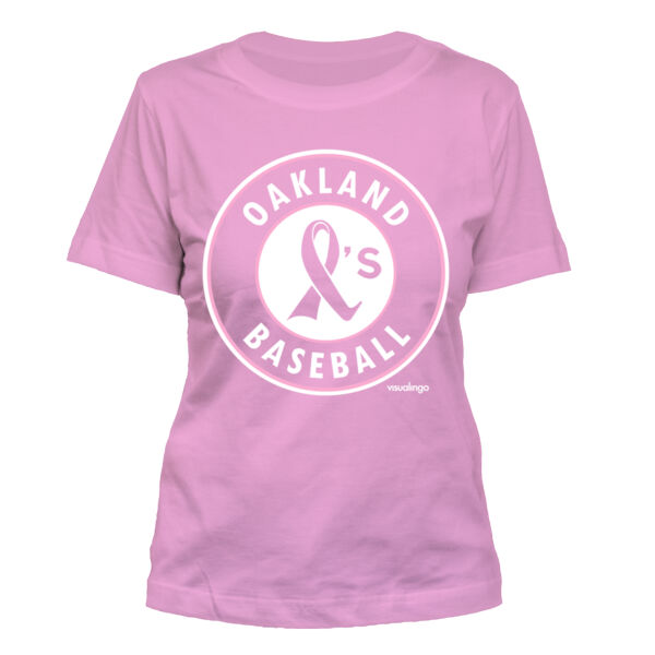 Pink Ribbon - Women's Standard Misses Cut T-Shirt Thumbnail